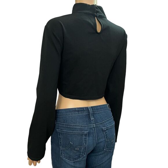 Disturbia 🖤 Esoteria Underbust Crop Top Tattoo Print - Picture 5 of 7